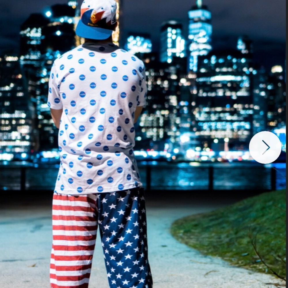 NASA Bowery Supply Co. Men's white tee